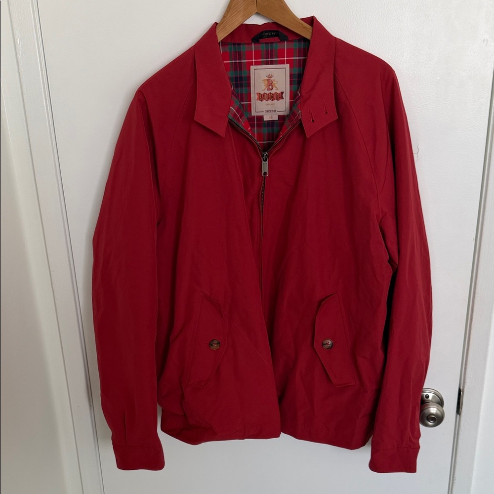 Baracuta Men's Classic Red Harrington Jacket